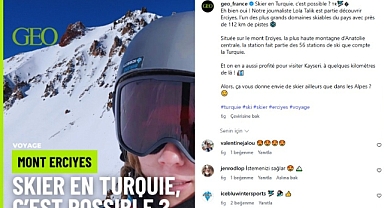 Fransız influencer’dan Erciyes ve Kayseri paylaşımı büyük ilgi gördü
