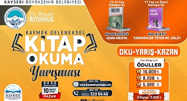 KAYMEK’ten “Oku, Yarış, Kazan” Yarışması: Kayseri’de Kitap Okuma Seferberliği Başladı