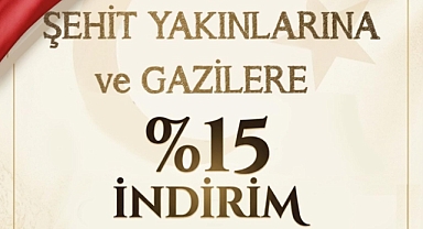 Kayseri’de Şehit Yakınları ve Gazilere Büyük Destek: KAYTUR Tesislerinde Yüzde 15 İndirim Başladı