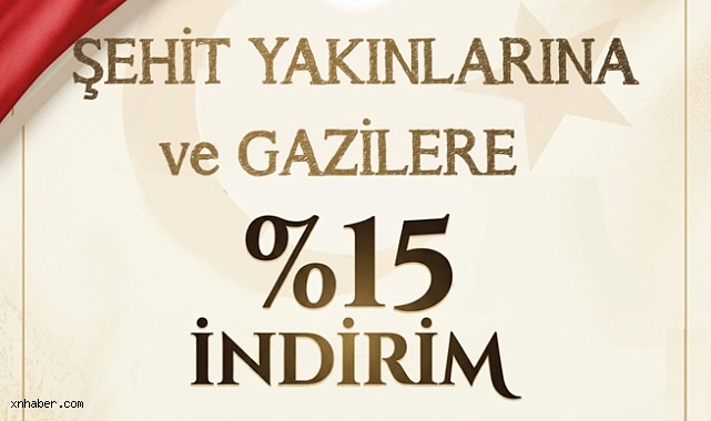 Kayseri’de Şehit Yakınları ve Gazilere Büyük Destek: KAYTUR Tesislerinde Yüzde 15 İndirim Başladı