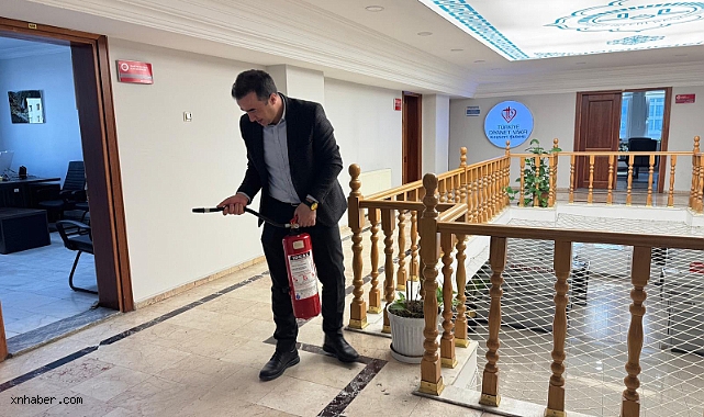 Kayseri İl Müftülüğü’nde Deprem ve Yangın Tatbikatı Gerçekleştirildi