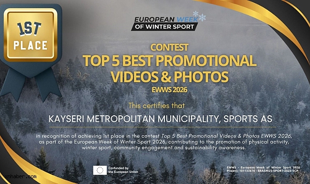 Kayseri Spor A.Ş.’ye Avrupa’dan Büyük Ödül: “En İyi Tanıtım Videosu ve Fotoğrafı” Birinciliği