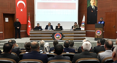 Kent Güvenlik Danışma Kurulu Vali Gökmen Çiçek Başkanlığında Toplandı