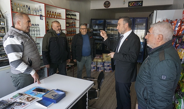 Saadet Partisi Kayseri Teşkilatı’ndan Sarıoğlan Çiftlik’te Esnaf Ziyareti