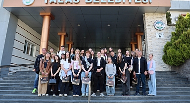 Talas Belediyesi Erasmus Projesiyle Uluslararası Öğrencileri Ağırladı