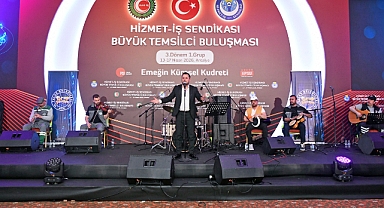 Talas Belediyesi’nin emektar işçilerinden oluşan Grup Şantiye, HAK-İŞ’in davetiyle Antalya’da unutulmaz bir konsere imza attı!