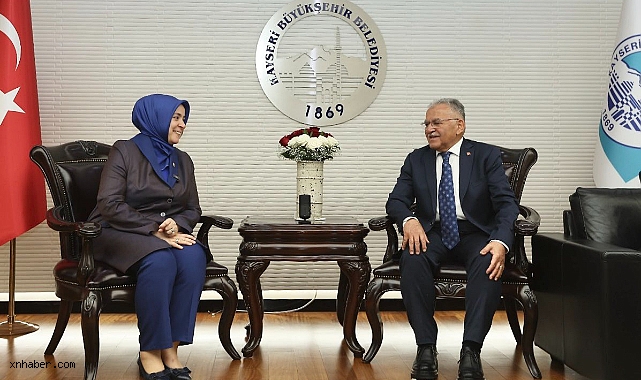 Tuğba Işık Ercan'dan Kayseri Büyükşehir Belediye Başkanı Memduh Büyükkılıç'a Ziyaret