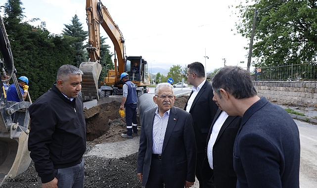 Başkan Büyükkılıç, Erenköy’de 25 milyon TL’lik yağmur suyu yatırımını inceledi