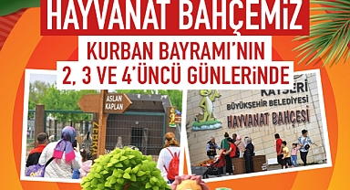Başkan Büyükkılıç’tan bayram müjdesi: Hayvanat Bahçesi 3 gün ücretsiz