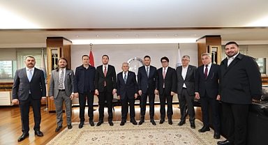 Başkan Büyükkılıç’tan MHP Heyetine Sıcak Karşılama: 