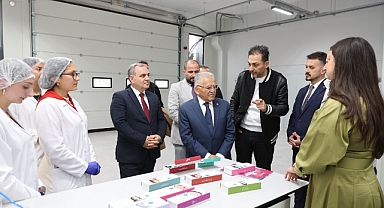 Büyükkılıç ve Rektör Altun’dan Erciyes Teknopark TGB 2’ye Yakın İnceleme