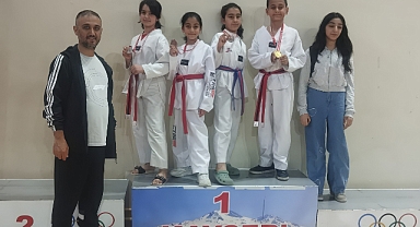 ERVA Spor Okulu Taekwondo İl Seçmelerine Damga Vurdu: 8 Madalya Birden!