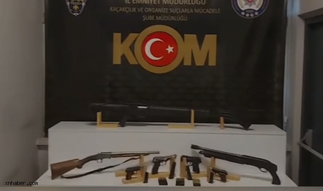 Kayseri'de Silah Ticareti Operasyonu: Ruhsatsız Silahlar ve Mühimmat Ele Geçirildi