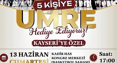 KAYSERİ'YE ÖZEL DEV ÇEKİLİŞ: 5 KİŞİYE UMRE HEDİYE!