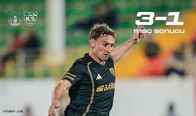 Kayserispor Alanya'da kaybetti: Kayserispor Süper Lig'e veda etti!