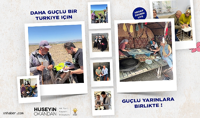 AK Parti Kayseri’de Üye Çalışmaları Sürüyor