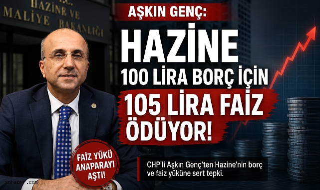 Aşkın Genç: “Hazine 100 Lira Borç İçin 105 Lira Faiz Ödüyor”