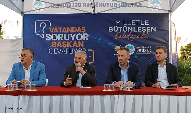 Başkan Büyükkılıç, Millet Bahçesi’nde Hemşehrileriyle Buluştu