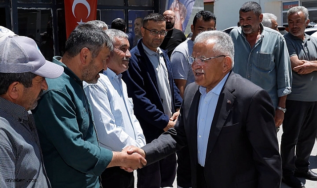 Başkan Büyükkılıç’tan Akkışla ve Çiftlik Mahallesi’ne Çıkarma