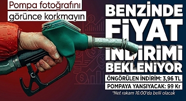 BENZİNDE FİYAT İNDİRİMİ BEKLENİYOR