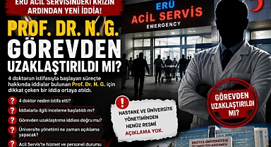 ERÜ Acil Servisindeki İddialarla İlgili Yeni Gelişme: Görevden Uzaklaştırma İddiası Gündemde
