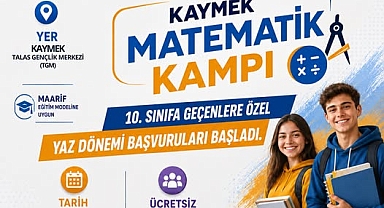 KAYMEK Matematik Kampı Yaz Dönemi Başvuruları Başladı