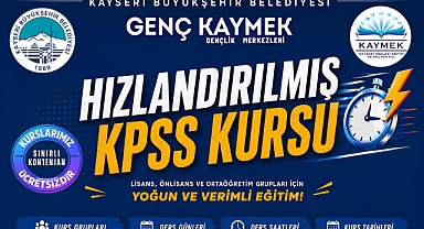 -KAYMEK’TEN KPSS ADAYLARINA HIZLANDIRILMIŞ KURS DESTEĞİ