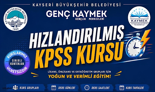 -KAYMEK’TEN KPSS ADAYLARINA HIZLANDIRILMIŞ KURS DESTEĞİ