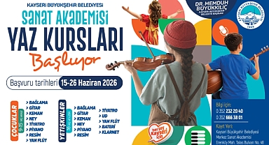 Kayseri'de Sanat Tutkunlarına Müjde! Büyükşehir Konservatuvarı Yaz Kursları İçin Kayıtlar Başlıyor