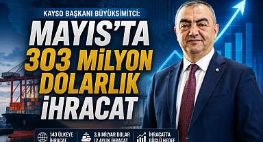 KAYSO Başkanı Büyüksimitci: 
