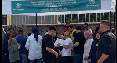 Kocasinan Belediyesi'nden LGS'ye giren öğrencilere ve ailelerine tatlı sürpriz