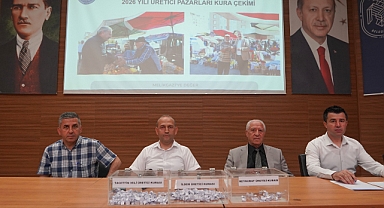 Melikgazi'de Üretici Pazarları İçin Kuralar Çekildi
