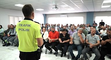 Melikgazi’den Saha Çalışanlarına Trafik ve Güvenlik Eğitimi