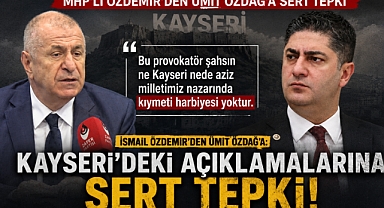 MHP'li İsmail Özdemir'den Ümit Özdağ'a Kayseri Tepkisi: 