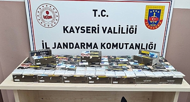 PINARBAŞI'NDA KAÇAK TÜTÜN OPERASYONU: 10 BİN MAKARON ELE GEÇİRİLDİ