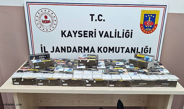 PINARBAŞI'NDA KAÇAK TÜTÜN OPERASYONU: 10 BİN MAKARON ELE GEÇİRİLDİ