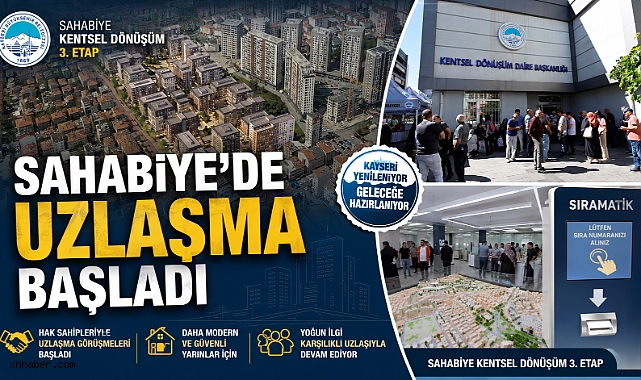 Sahabiye Kentsel Dönüşüm 3. Etapta Uzlaşma Görüşmeleri Başladı