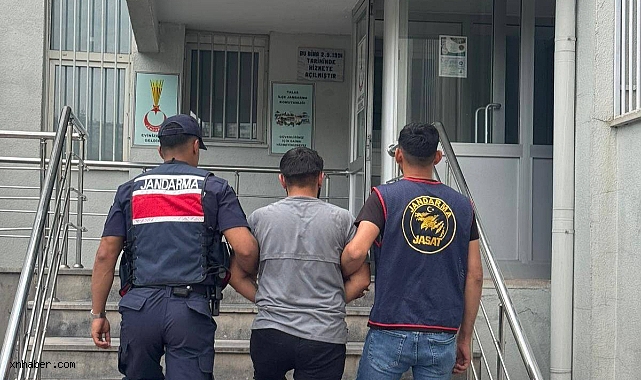 Talas'ta 17 Yıl 4 Ay Hapis Cezası Bulunan Hükümlü Yakalandı