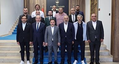 Vali Gökmen Çiçek'ten Kayserispor Yönetimine Tam Destek! Yeni Başkan Ali Çamlı'yı Kabul Etti