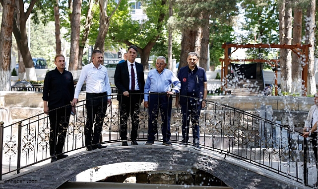 Başkan Büyükkılıç, Develi'de Elbiz Parkı'ndaki yenileme çalışmalarını yerinde inceledi