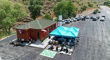 Büyükpınar Mesire Alanı'ndaki Cennet Mescidi ibadete açıldı