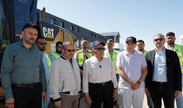 Erciyes'te 12 yeni iş yerinin çevresinde yol ve otopark çalışması başladı