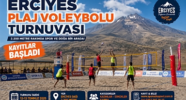 Erciyes'te plaj voleybolu heyecanı başlıyor: Kayıtlar açıldı