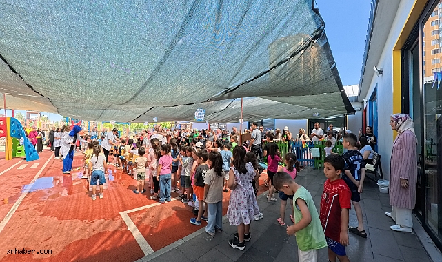 Kayseri Büyükşehir'den çocuklara yaz sıcağında su oyunları sürprizi