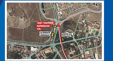 Kerkük Bulvarı'nda Gece Mesaisi: Kavşak İki Gece Trafiğe Kapatılacak