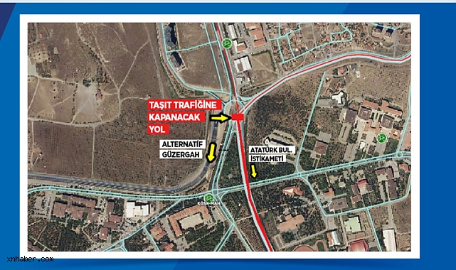 Kerkük Bulvarı'nda Gece Mesaisi: Kavşak İki Gece Trafiğe Kapatılacak