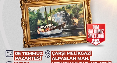 Sanat Melikgazi'nin yıl sonu sergisi Çarşı Melikgazi'nde açılıyor