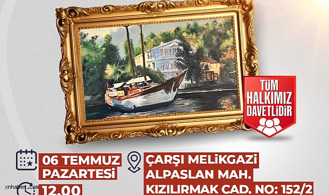 Sanat Melikgazi'nin yıl sonu sergisi Çarşı Melikgazi'nde açılıyor